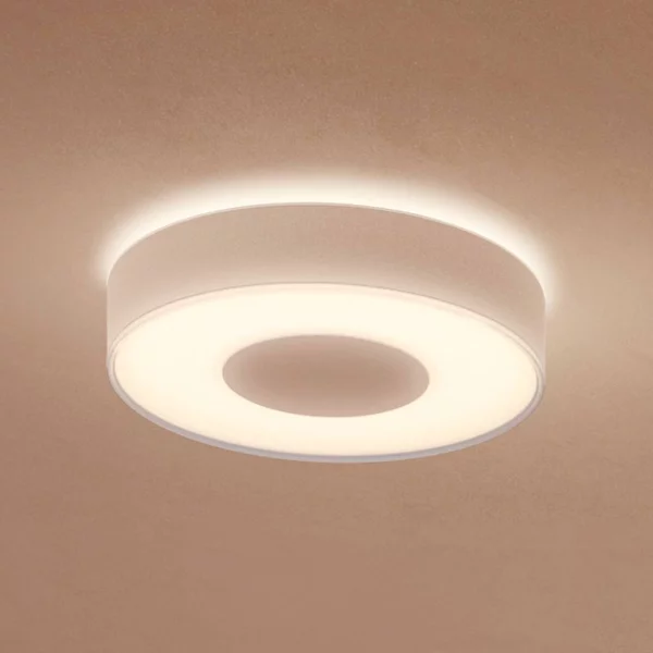 Philips Hue Plafoniera smart Hue, dimmerabile, Bianco / Opale, Bagno, Metallo, Moderno