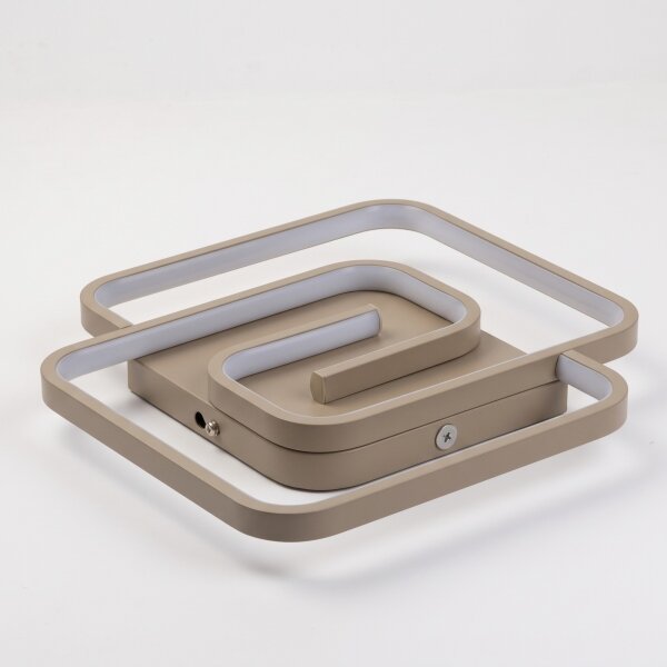 BRILAGI - plafoniera LED dimmerabile VELO LED/64W/230V 48x48 cm beige + telecomando