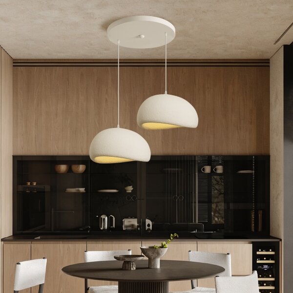 BRILAGI - Lampadario a cavo WABI SABI 2xE27/60W/230V bianco