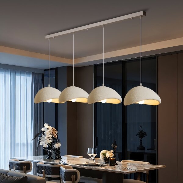 BRILAGI - Lampadario a sospensione con cavo WABI SABI 4xE27/60W/230V bianco