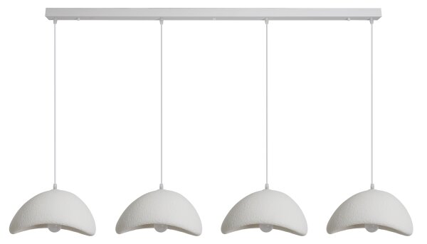 BRILAGI - Lampadario a sospensione con cavo WABI SABI 4xE27/60W/230V bianco