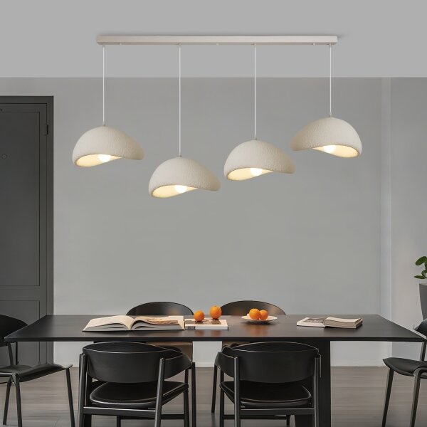 BRILAGI - Lampadario a sospensione con cavo WABI SABI 4xE27/60W/230V bianco