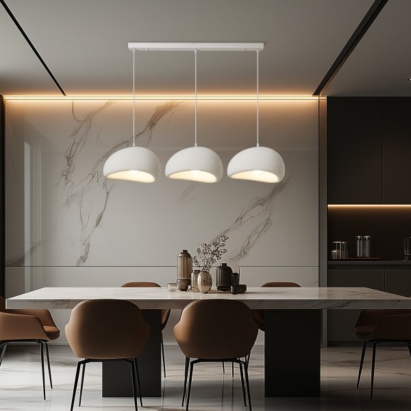 BRILAGI - Lampadario a cavo WABI SABI 3xE27/60W/230V bianco