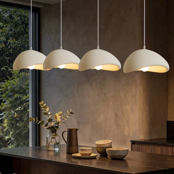 BRILAGI - Lampadario a sospensione con cavo WABI SABI 4xE27/60W/230V bianco