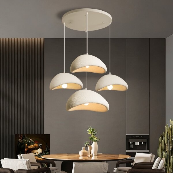 BRILAGI - Lampadario a sospensione con cavo WABI SABI 4xE27/60W/230V bianco