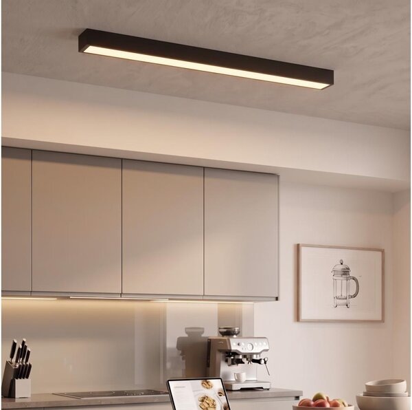 LED Plafoniera/Sospensione a cavo LED/44W/230V 3000K 120 cm nero