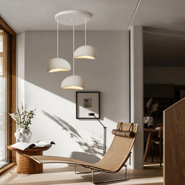 BRILAGI - Lampadario a cavo WABI SABI 3xE27/60W/230V bianco