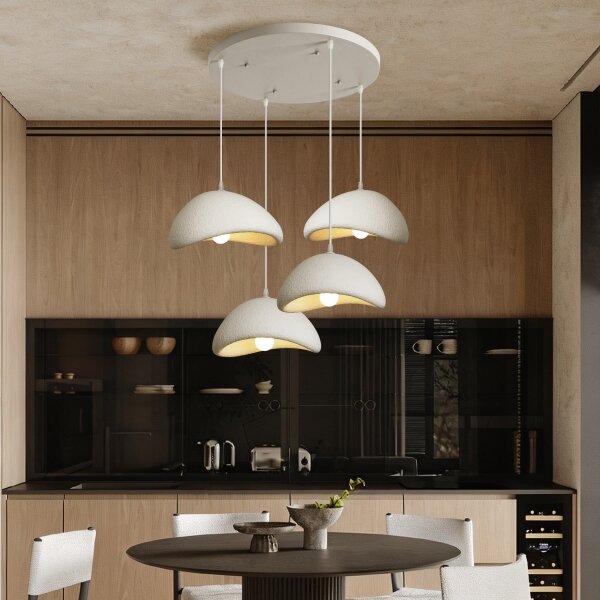 BRILAGI - Lampada a sospensione su cavo WABI SABI 4xE27/60W/230V bianca