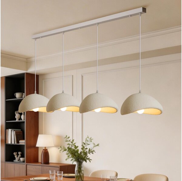 BRILAGI - Lampadario a sospensione con cavo WABI SABI 4xE27/60W/230V bianco