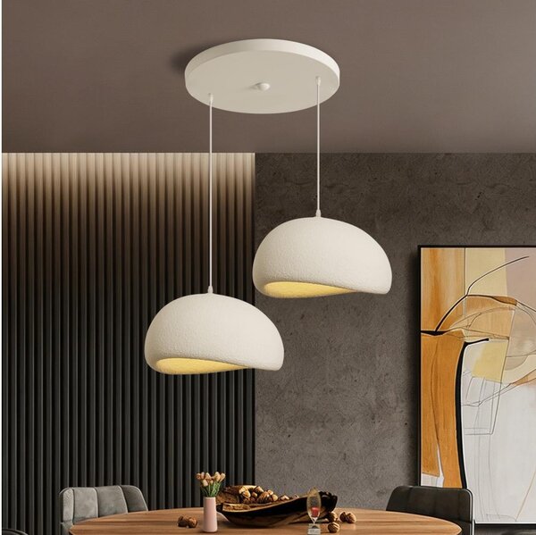 BRILAGI - Lampadario a cavo WABI SABI 2xE27/60W/230V bianco