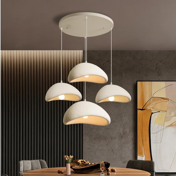 BRILAGI - Lampadario a sospensione con cavo WABI SABI 4xE27/60W/230V bianco
