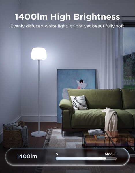 Govee - LED RGBICWW Dimmerabile lampada da terra LANTERN MATTER LED/24W/230V Wi-Fi 160 cm