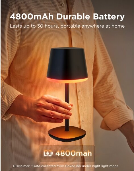 Govee - LED RGBICWW Lampada da tavolo dimmerabile CLASSIC MATTER LED/10W/5V Wi-Fi