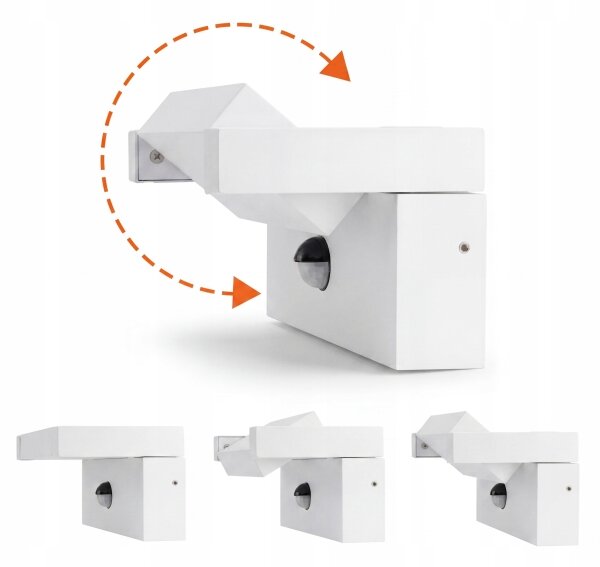 Applique da esterno LED con sensore LED/25W/230V IP54 bianco