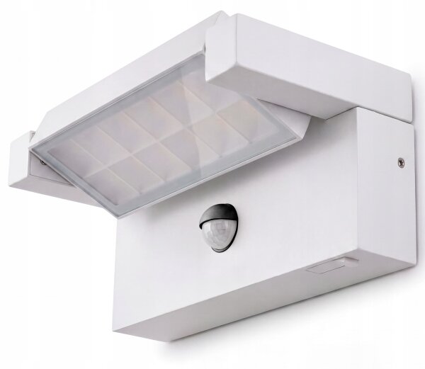 Applique da esterno LED con sensore LED/25W/230V IP54 bianco