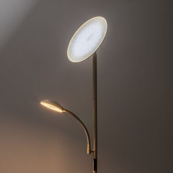 Rabalux 74083 - Lampada da terra LED dimmerabile HALINA 23W/230V 3000/4200/6500 beige