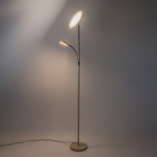 Rabalux 74083 - Lampada da terra LED dimmerabile HALINA 23W/230V 3000/4200/6500 beige