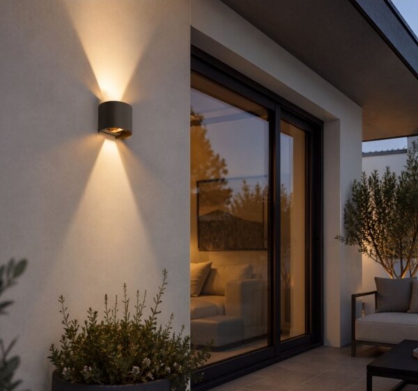 Rabalux 77217 - Lampada da parete LED da esterno VIRNA 5W/230V 2700/4000/6500K IP54 beige