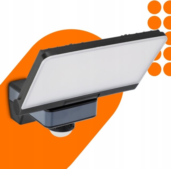 Proiettore LED con sensore di movimento e sensore crepuscolare LED/44W/230V 4200K IP54 nero