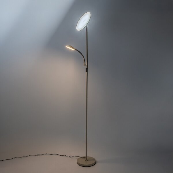 Rabalux 74083 - Lampada da terra LED dimmerabile HALINA 23W/230V 3000/4200/6500 beige