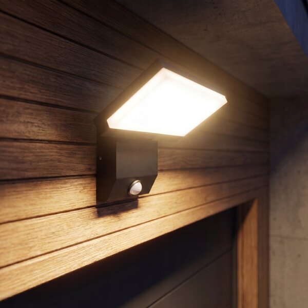 Applique da esterno LED con sensore LED/18W/230V IP44 nero