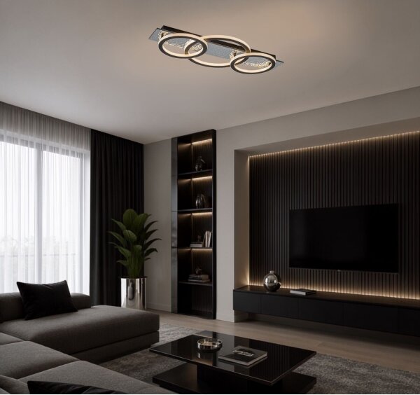 Rabalux 71498 - LED plafoniera dimmerabile LUNAVA 40W/230V 3000-6500K + telecomando