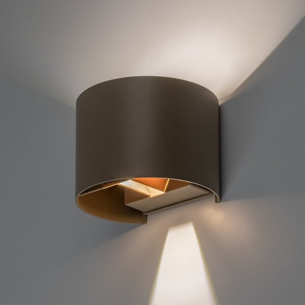 Rabalux 77217 - Lampada da parete LED da esterno VIRNA 5W/230V 2700/4000/6500K IP54 beige
