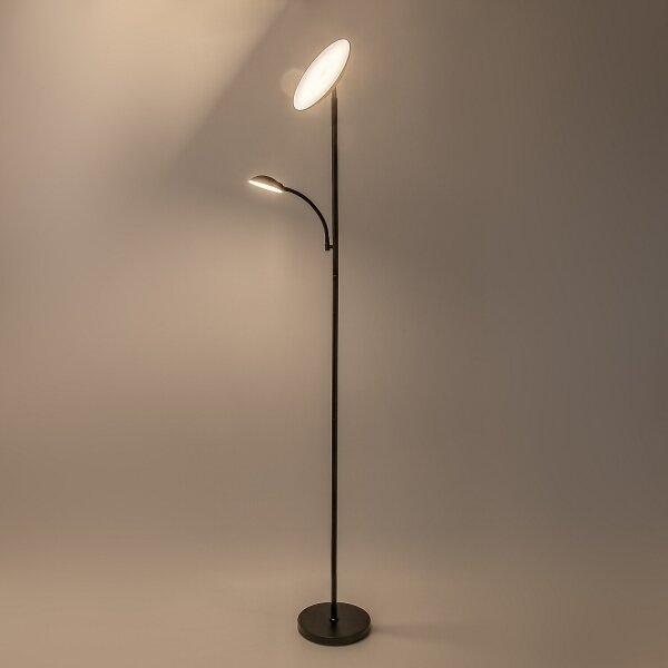 Rabalux 74084 - LED dimmerabile lampada da terra HALINA 23W/230V 3000/4200/6500 K nera