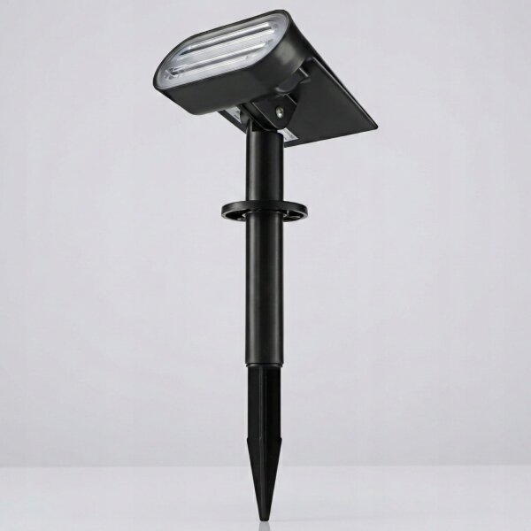 Lampada solare LED 2 in 1 LED/3,7V 1200 mAh IP54 nera