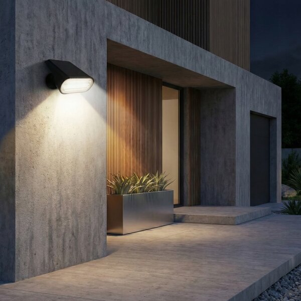 Lampada solare LED 2 in 1 LED/3,7V 1200 mAh IP54 nera