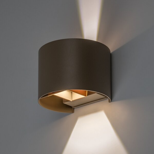 Rabalux 77217 - Lampada da parete LED da esterno VIRNA 5W/230V 2700/4000/6500K IP54 beige