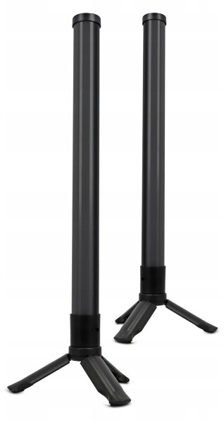 Set da 2 lampade da tavolo dimmerabili LED RGBIC LED/5W/5V nere + telecomando