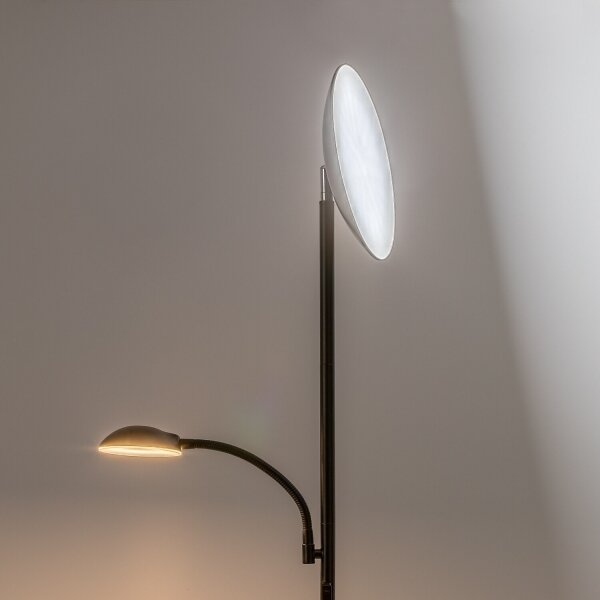 Rabalux 74084 - LED dimmerabile lampada da terra HALINA 23W/230V 3000/4200/6500 K nera