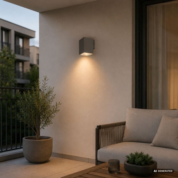 Rabalux 77216 - Applique LED da esterno URFA 9W/230V 2700/4000/6500K IP65