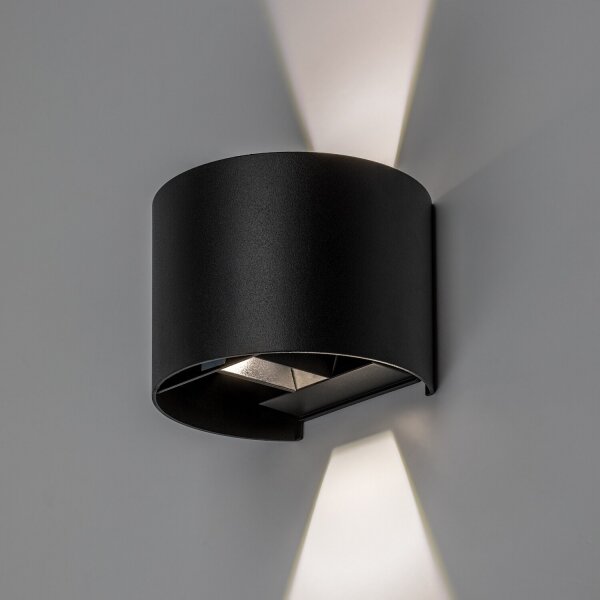 Rabalux 77218 - LED applique da esterno VIRNA 5W/230V 2700/4000/6500K IP54 nero