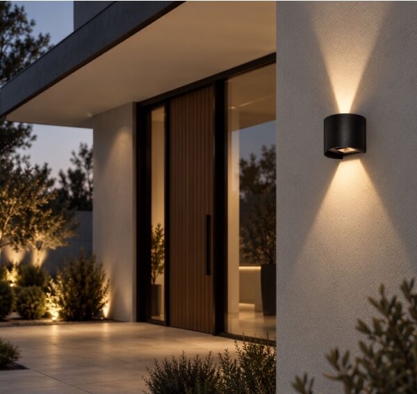 Rabalux 77218 - LED applique da esterno VIRNA 5W/230V 2700/4000/6500K IP54 nero