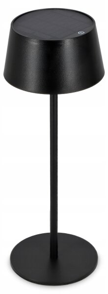 Lampada solare dimmerabile a sfioramento a LED LED/3W/5V USB 1800 mAh IP44 nera