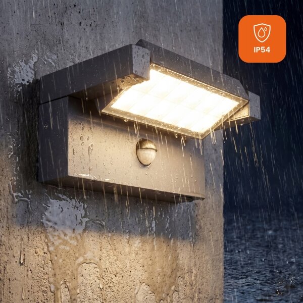 Applique da esterno a LED con sensore LED/25W/230V IP54 nera