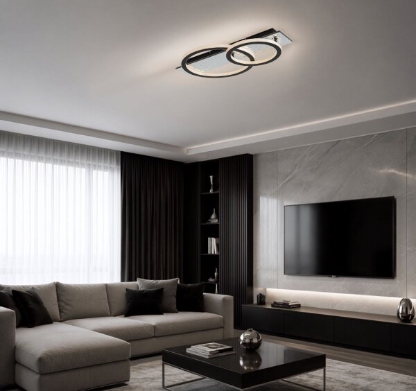 Rabalux 71497 - Plafoniera LED dimmerabile LUNAVA 24W/230V 3000-6500K + telecomando