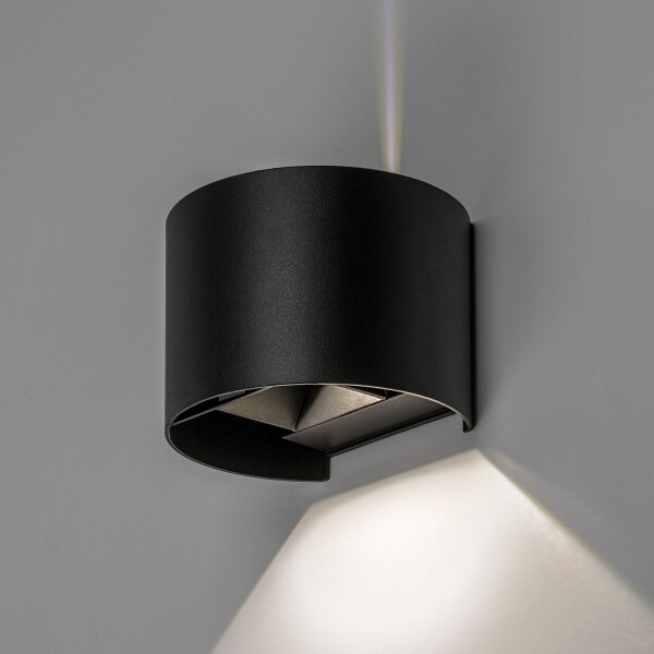 Rabalux 77218 - LED applique da esterno VIRNA 5W/230V 2700/4000/6500K IP54 nero