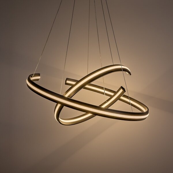 Rabalux 72052 - Lampadario LED dimmerabile a sospensione con cavo ZADIE 80W/230V 3000-6500K nero + telecomando
