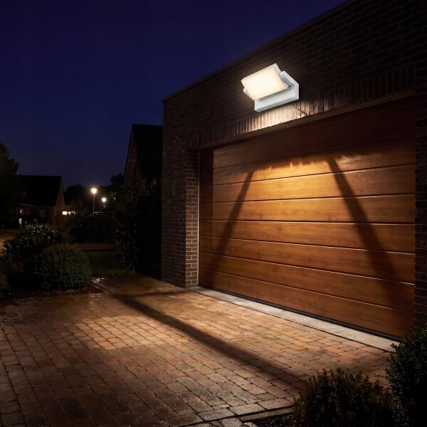 LED Stm lampada da parete per esterni LED/12/18/24W/230V 3000/4000/6500K IP54 bianco
