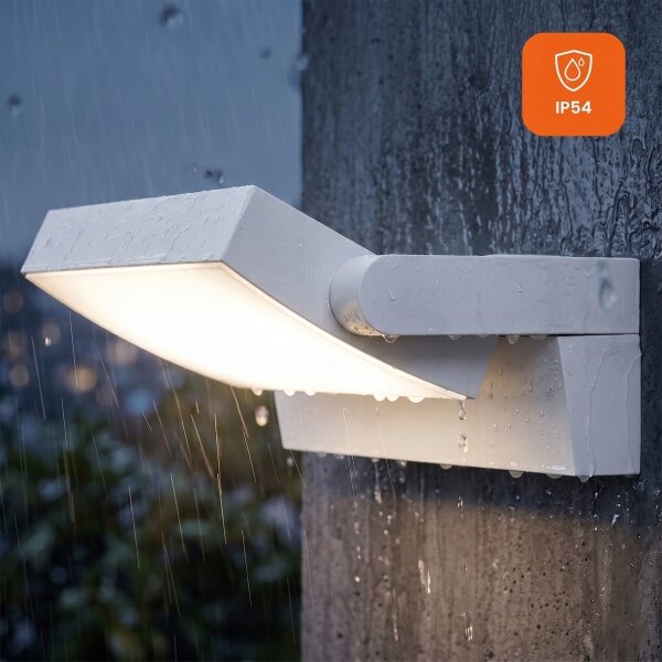 LED Stm lampada da parete per esterni LED/12/18/24W/230V 3000/4000/6500K IP54 bianco