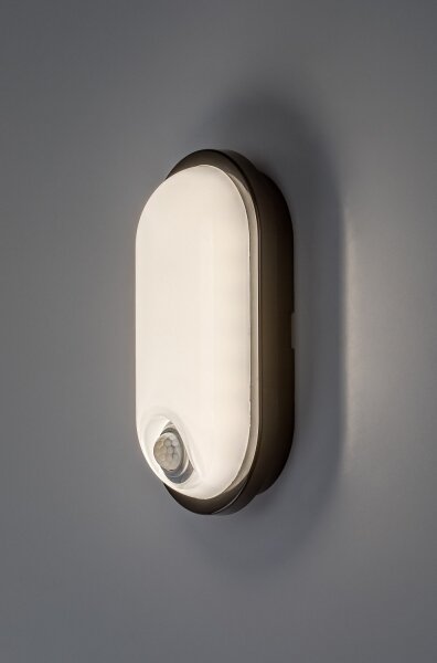 Rabalux 77231 - LED Ven plafoniera con sensore HORT2 15W/230V IP65 nera