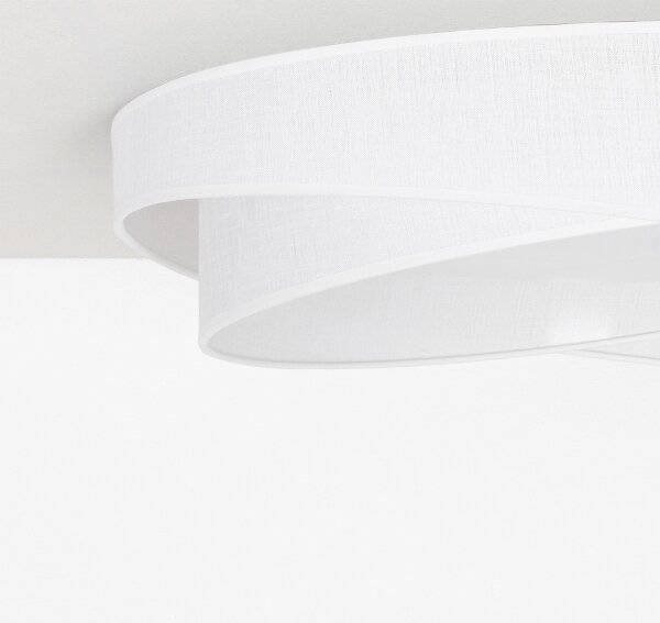 BRILAGI - Plafoniera LED VELVET TWIST LED/24W/230V 4000K pr. 55 cm bianca