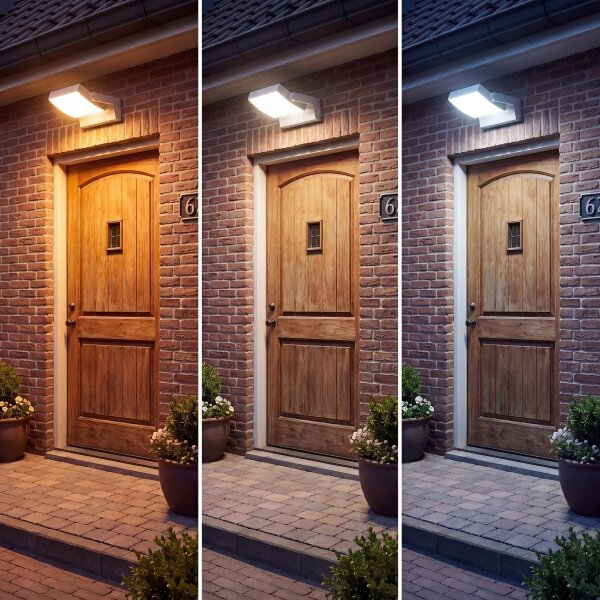 LED Stm lampada da parete per esterni LED/12/18/24W/230V 3000/4000/6500K IP54 bianco