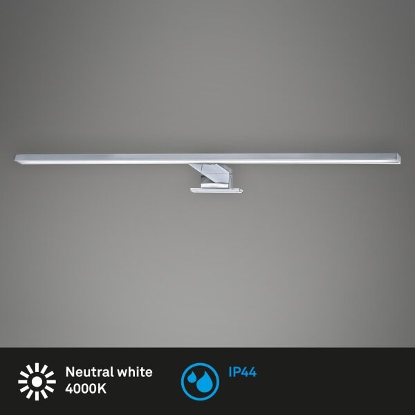 Briloner 2104-118-LED Lampada per specchio da bagno LED/8W/230V 60 cm cromo opaco