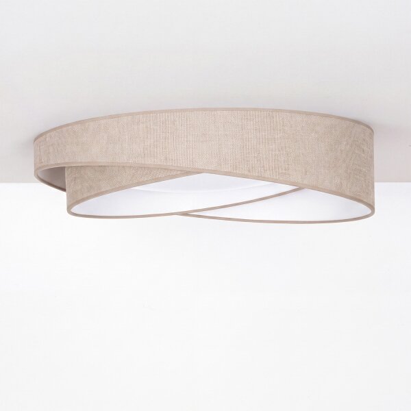 BRILAGI - Lampada a LED dimmerabile VELVET TWIST LED/36W/230V CCT pr. 65 cm WT beige + telecomando
