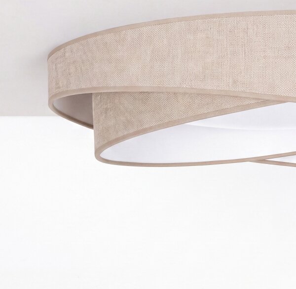 BRILAGI - Lampada a LED dimmerabile VELVET TWIST LED/36W/230V CCT pr. 65 cm WT beige + telecomando