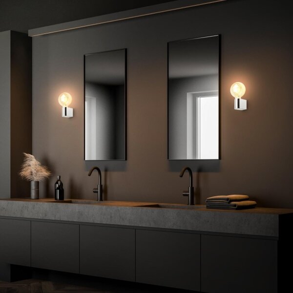 Briloner 2182-018-Applique da bagno DONGA 1xE27/10W/230V cromo lucido